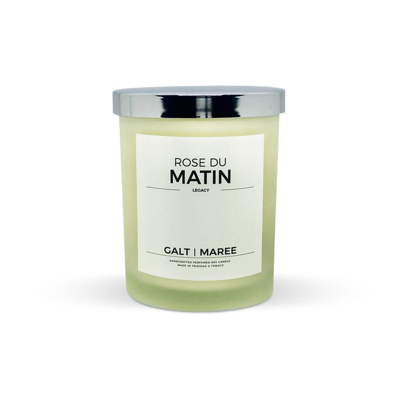 Galt & Maree Rose Du Matin Candle, 12.5oz - Caribshopper