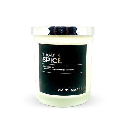 Galt & Maree Sugar & Spice Christmas Edition Candle, 12.5oz - Caribshopper