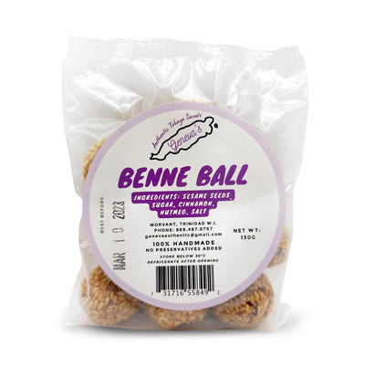 Geneva's Authentic Tobago Sweets Benne Ball - Caribshopper