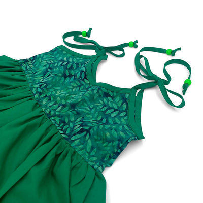 Géopa Kids Batiks Clothing Green Dress - Caribshopper