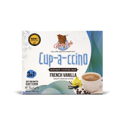 Glace Kafe Instant Coffee Mix Cup-a-ccino, 18 Sachets - Caribshopper