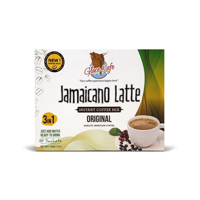 Glace Kafe Instant Coffee Mix Jamaicano Latte, 18 Sachets - Caribshopper