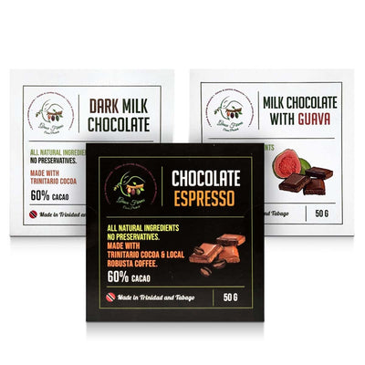 Grace Farms Cocoa Products Chocolate Bundle, 1.7oz - Caribshopper