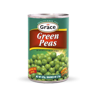 Grace Green Peas, 15oz (Single, 2 or 3 Pack) - Caribshopper
