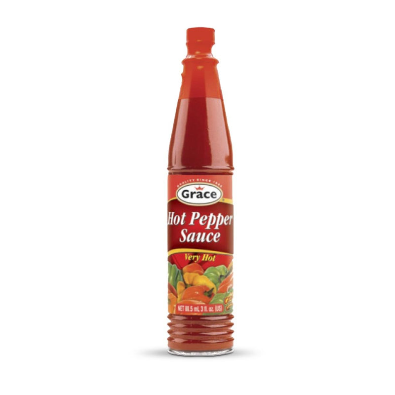 Grace Hot Pepper Sauce, 3oz (Single, 2 or 3 Pack) - Caribshopper