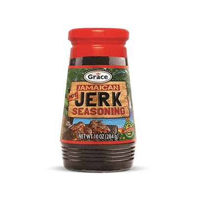 Grace Jamaican Jerk Seasoning Hot, 10oz - Caribshopper