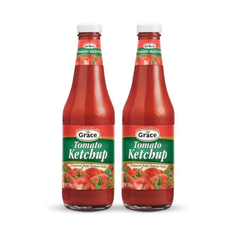 Grace Tomato Ketchup, 13.5oz or 28.2oz (2 Pack) - Caribshopper