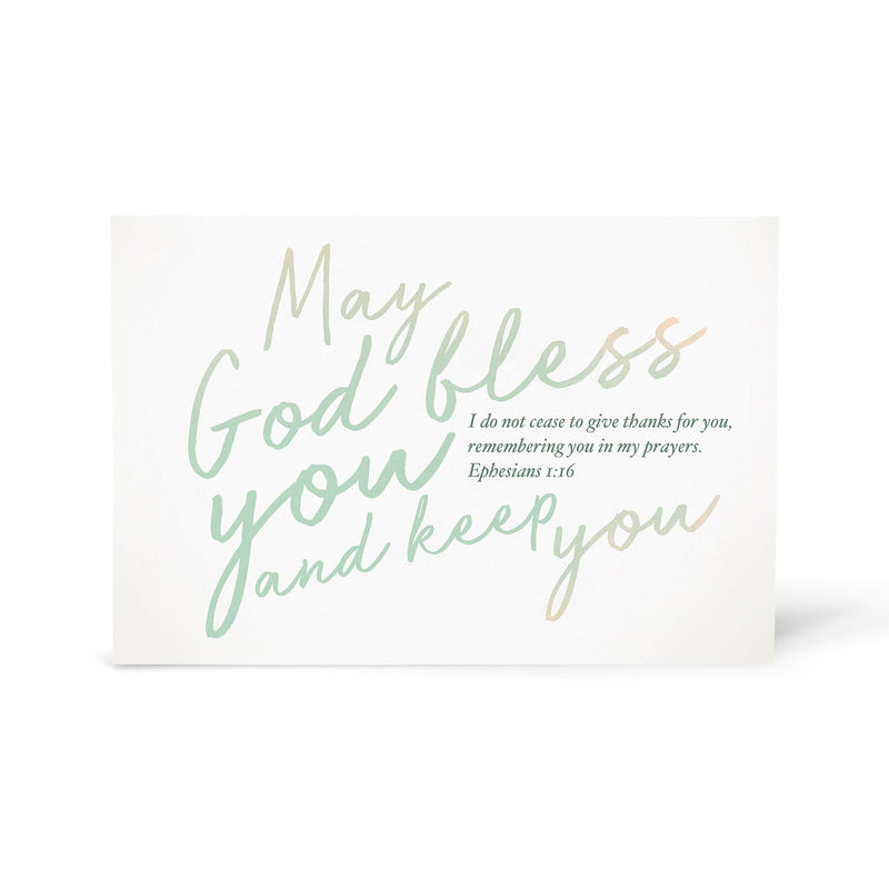Gray Robin Studio - May God Bless You and Keep You Greeting Cards - Caribshopper