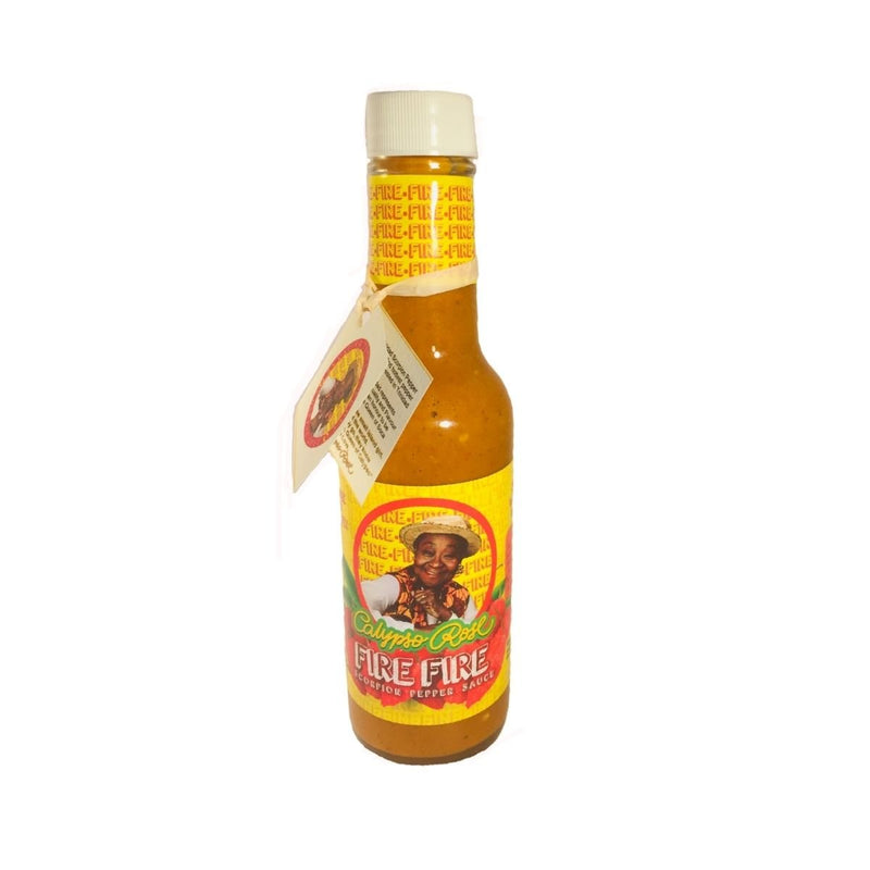 Habanero Pepper Sauce Calypso Rose Fire Fire Scorpion, 5oz (Single & 3 Pack) - Caribshopper