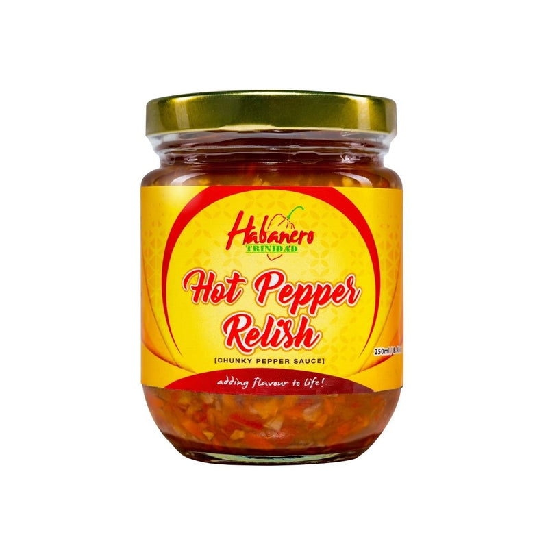 Habanero Pepper Sauce Hot Relish Bites, 8oz (Single & 3 Pack) - Caribshopper