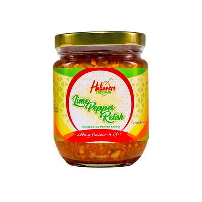 Habanero Pepper Sauce Lime Relish Bites, 8oz (Single & 3 Pack) - Caribshopper