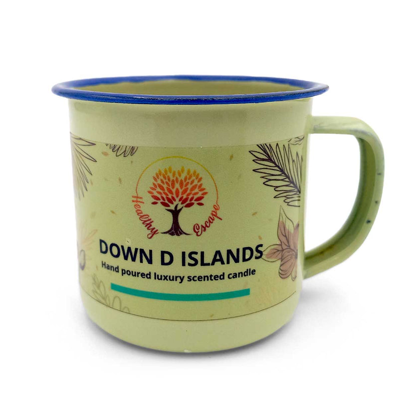 Healthy Escape Down D Islands Wax Candle - Caribshopper