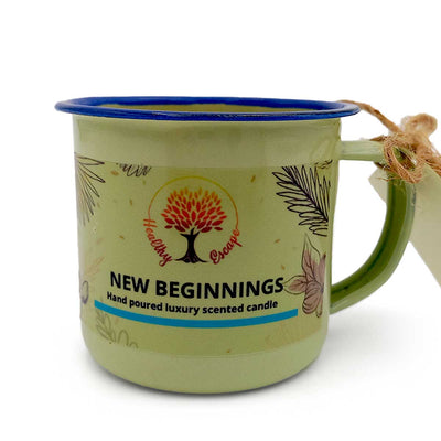 Healthy Escape New Beginnings Wax Candle - Caribshopper