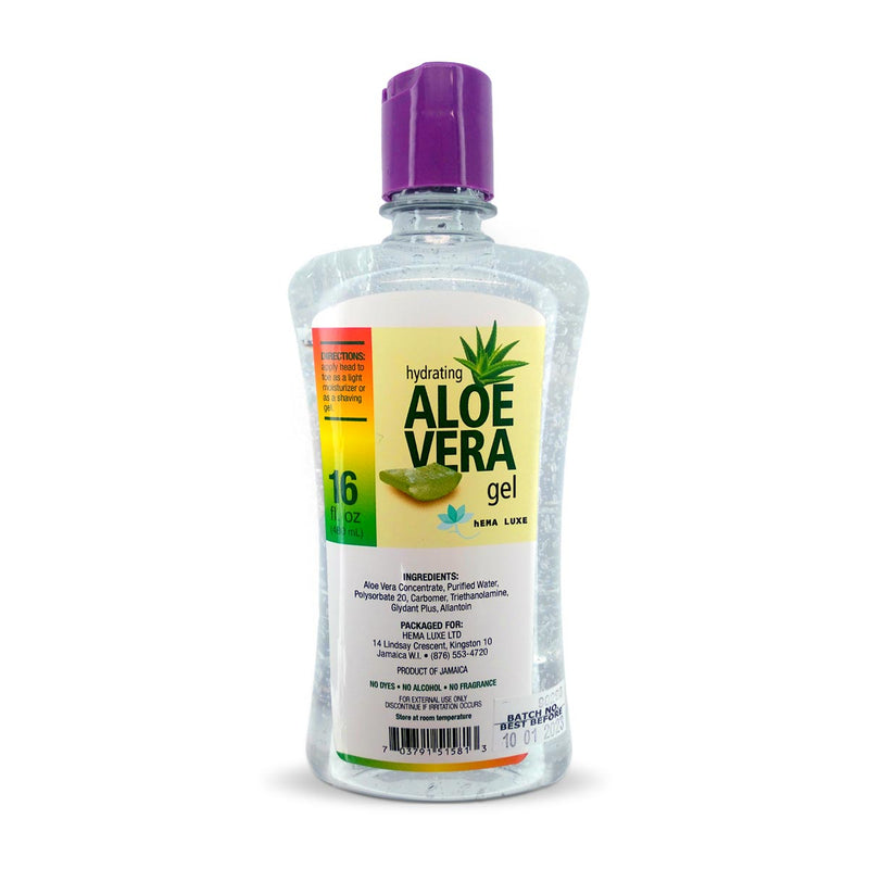 Hema Luxe Hydrating Aloe Vera Gel Regular Size, 400g - Caribshopper