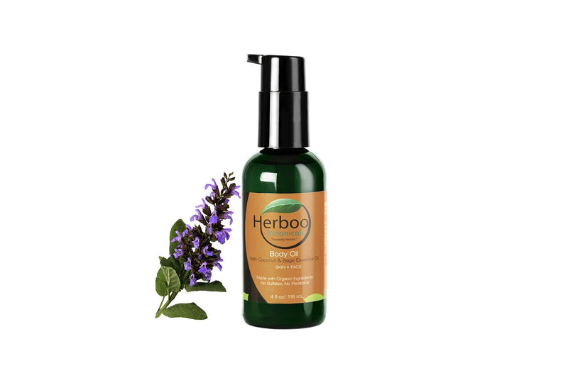 Herboo Botanicals Body & Face Oil, 4oz - Caribshopper
