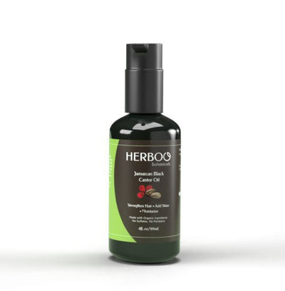 Herboo Botanicals Jamaican Black Castor Oil, 4oz - Caribshopper