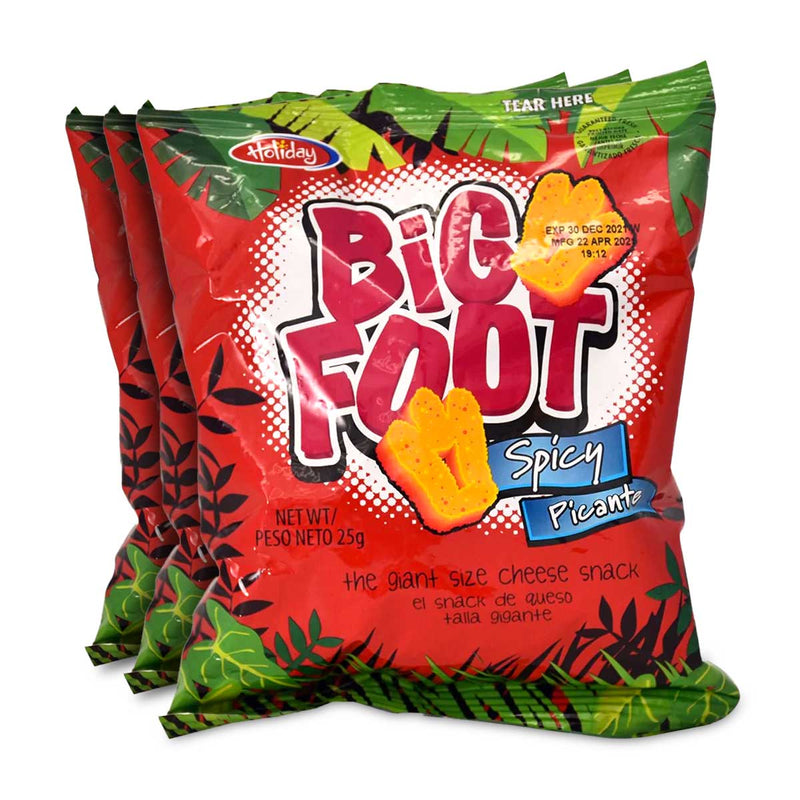 Holiday Snacks - Big Foot Spicy, 25g (3 Pack) - Caribshopper