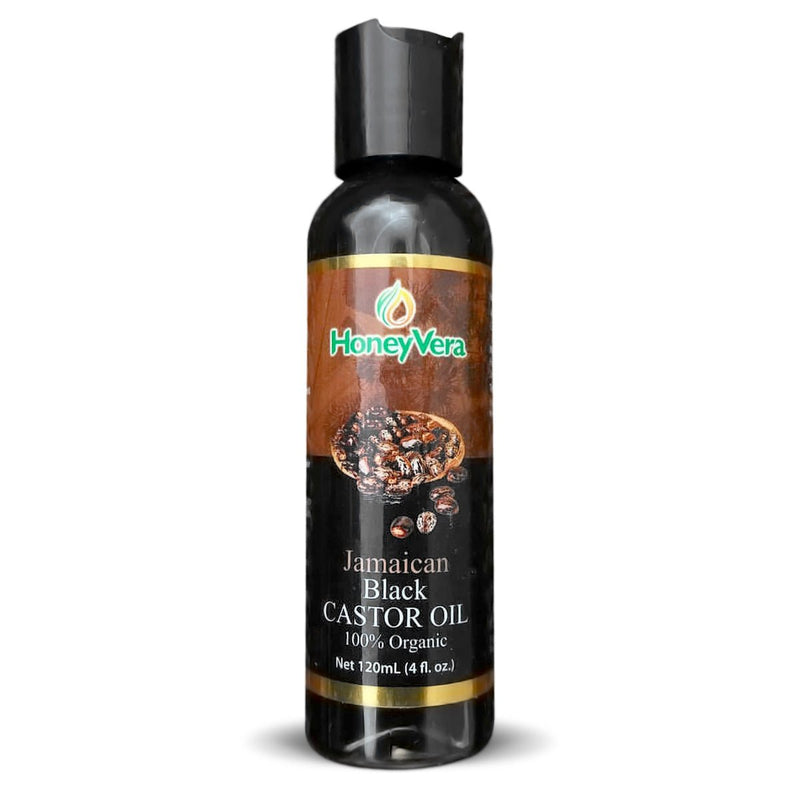 HoneyVera 100% Jamaican Black Castor Oil, 4oz - Caribshopper