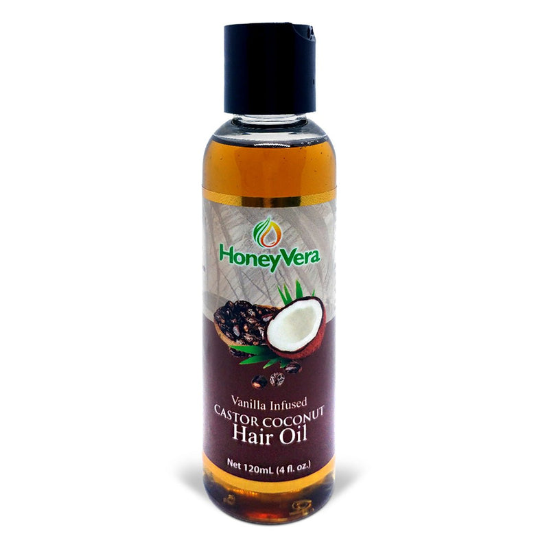 HoneyVera Jamaican Castor Coconut Hair Oil, 4oz - Caribshopper