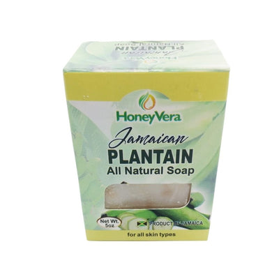 HoneyVera Plantain Soap, 5oz - Caribshopper