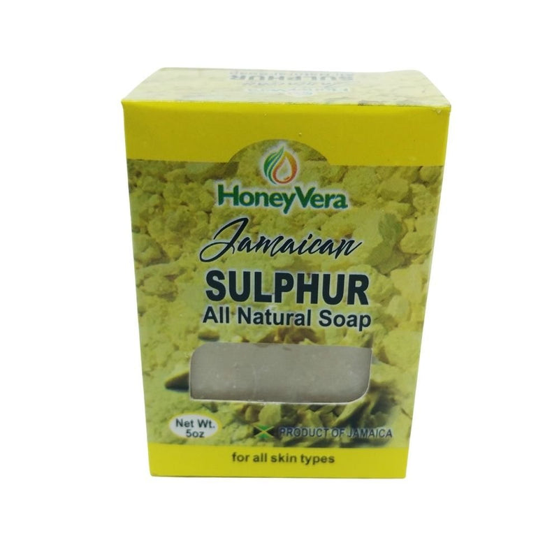 HoneyVera Sulphur Soap, 5oz - Caribshopper