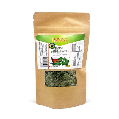 House Natural Moringa Leaf Loose Tea Pouch, 1.5oz - Caribshopper