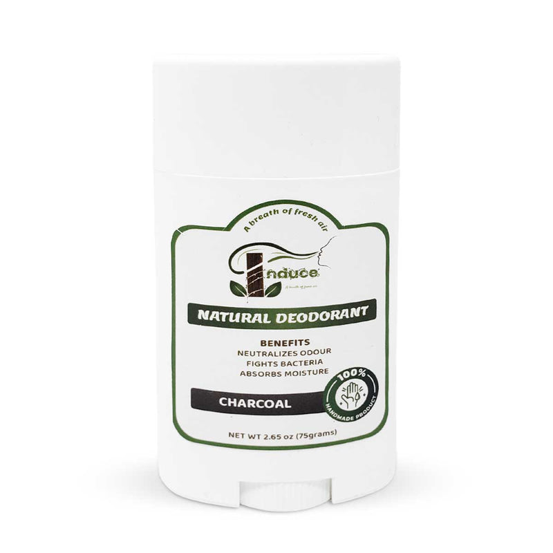 Induce Charcoal Natural Deodorant, 2.65oz - Caribshopper