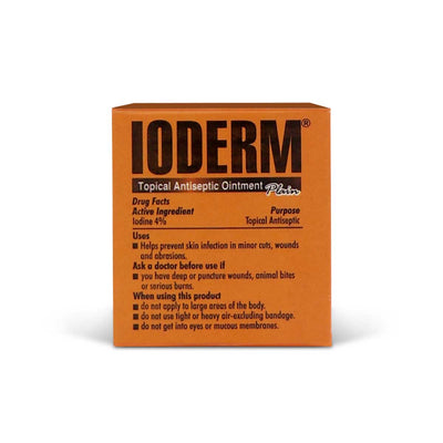 Ioderm (Iodine / Iodex) Rub Plain, 1oz - Caribshopper
