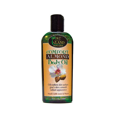 Island Skin Line Comfort Body Oil with Almond Oil, 4oz (2 Pack) - Caribshopper