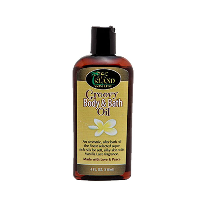 Island Skin Line Groovy Body Oil with Vanilla, 4oz (2 Pack) - Caribshopper