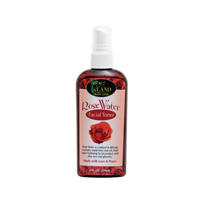 Island Skin Line Rosewater Toner with Rose Oil, 4oz (2 Pack) - Caribshopper