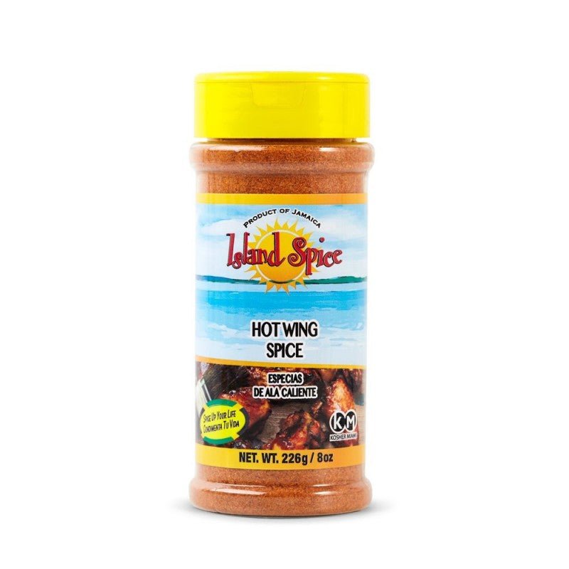 Island Spice Hot Wing Spice, 8oz - Caribshopper