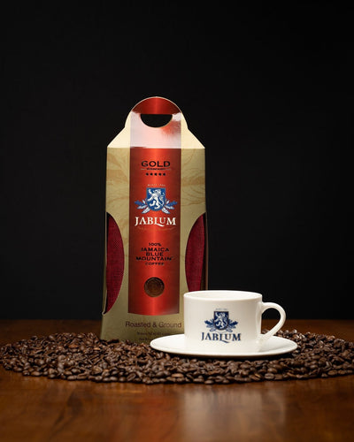 JABLUM Gold 100% Jamaica Blue Mountain Coffee Grounds - Caribshopper