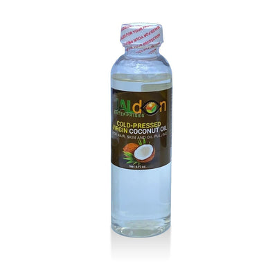 Jaldon Enterprises Cold-Pressed Virgin Coconut Oil, 4oz - Caribshopper