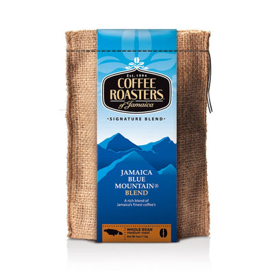 Jamaica Blue Mountain Coffee Blend - 8oz Beans in Burlap Bag - Caribshopper