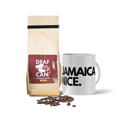 Jamaica Nice Deaf Can Ground Coffee Bundle (1 or 2 Mug) - Caribshopper