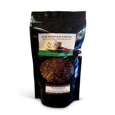 Jamaican Fair Trade Blue Mountain Coffee Beans, 16oz - Caribshopper