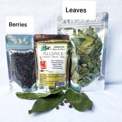 Jamaican Herbs & Spices Organic Allspice Berries (Pimento), 2oz or 4oz - Caribshopper