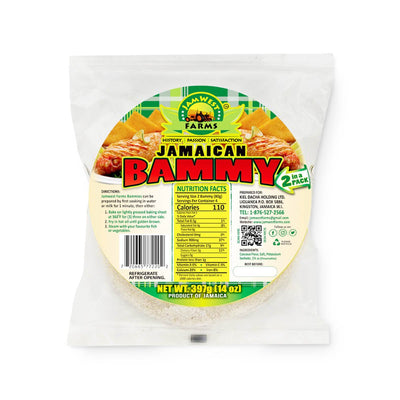 JamWest Farms 2pk Shelf Stable Bammy, 397g (2 or 4 Pack) - Caribshopper