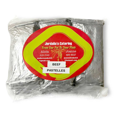 Jordalia's Catering 12 Trini Pastelles (Previously Cooked Frozen) - Caribshopper