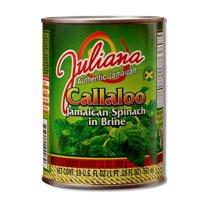 Juliana Callaloo in Brine, 19oz - Caribshopper