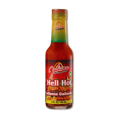 Juliana Hell Hot Pepper Sauce, 5oz - Caribshopper