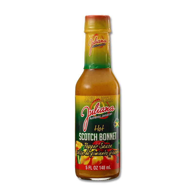 Juliana Hot Scotch Bonnet Pepper Sauce, 5oz - Caribshopper