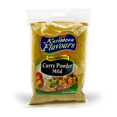 Karibbean Flavours Sensation Curry Powder Mild, 200g (Single & 3 Pack) - Caribshopper