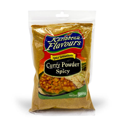 Karibbean Flavours Sensation Curry Powder Spicy, 200g (Single & 3 Pack) - Caribshopper