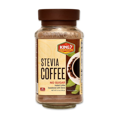 King's Jamaican Stevia Coffee, 150g (Single & 3 Pack) - Caribshopper