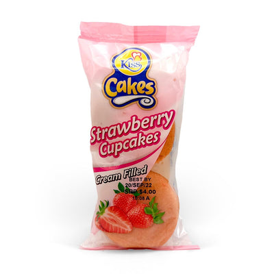 Kiss Strawberry Cupcake, (3 or 6 Pack) - Caribshopper