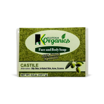 KlutchJa Organics Castile Face & Body Bar, 3.8oz (Single & 2 Pack) - Caribshopper