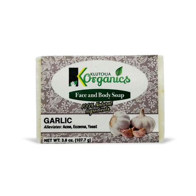 KlutchJa Organics Garlic Face & Body Bar, 3.8oz (Single & 2 Pack) - Caribshopper