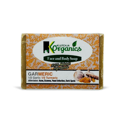 KlutchJa Organics Garmeric Face & Body Bar, 3.8oz (Single & 2 Pack) - Caribshopper